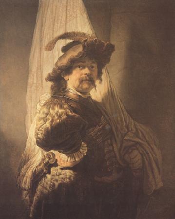 REMBRANDT Harmenszoon van Rijn The Standard-earer (mk33)